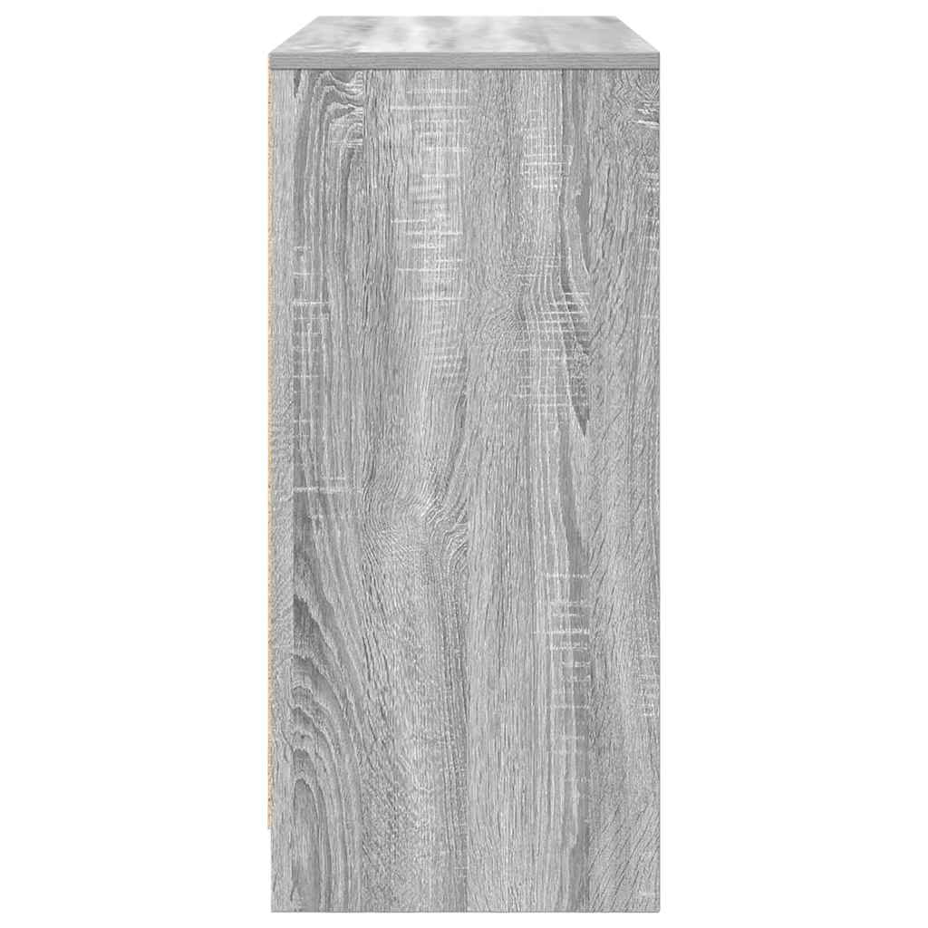 Sideboard Gray Sonoma 85 x 34 x 76 cm Particleboard