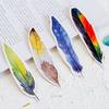 30pcs Beautiful Kawaii Cute Cartoon Read Realistic Feathers Office School Bookmarks Gift Stationery