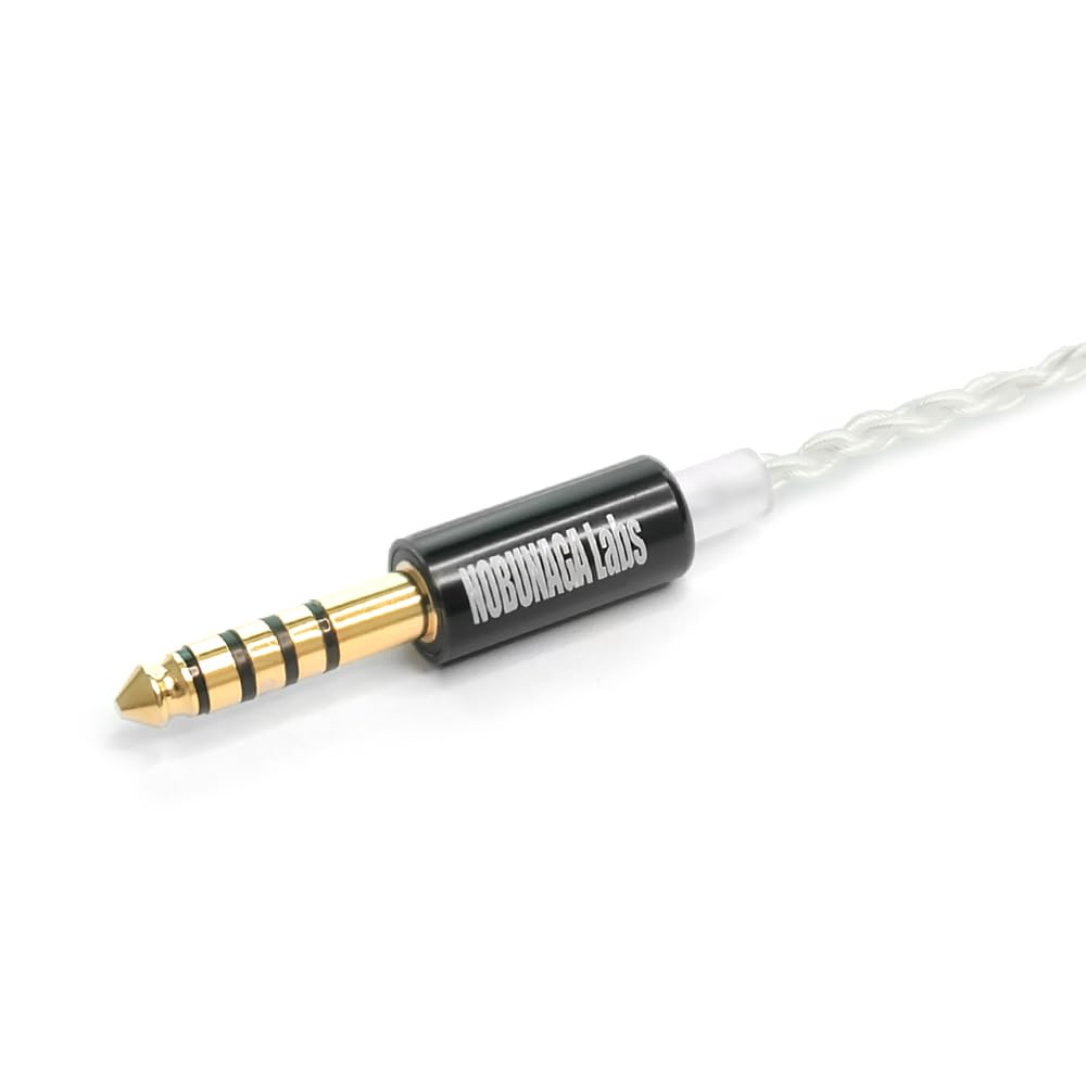 NOBUNAGA Labs entry Kagura Rei 70cm OFC wire Re-cable, 4-core silver-plated [4.4mm/MMCX] NLE-KAG-70