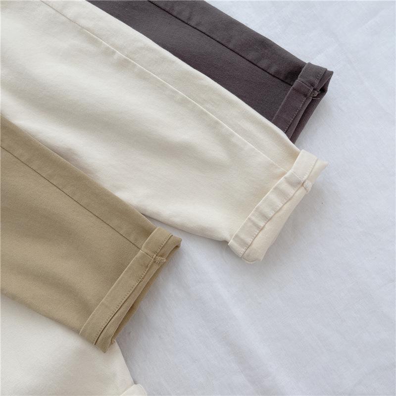 Pantaloni de bumbac în stil coreean pentru copii, de primăvară și toamnă: Pantaloni casual pentru băieți și fete