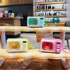 Creative Mini Microwave Oven Luminous Keychain Cute Cartoon Simulation Small Toy Student Schoolbag Pendant Small Gift3 Pcs MOQ, Mix Styles