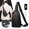 Herren Tasche Outdoor Große Kapazität Herren Brusttasche Modisch Einfach Lässig Trend Schulter Umhängetasche