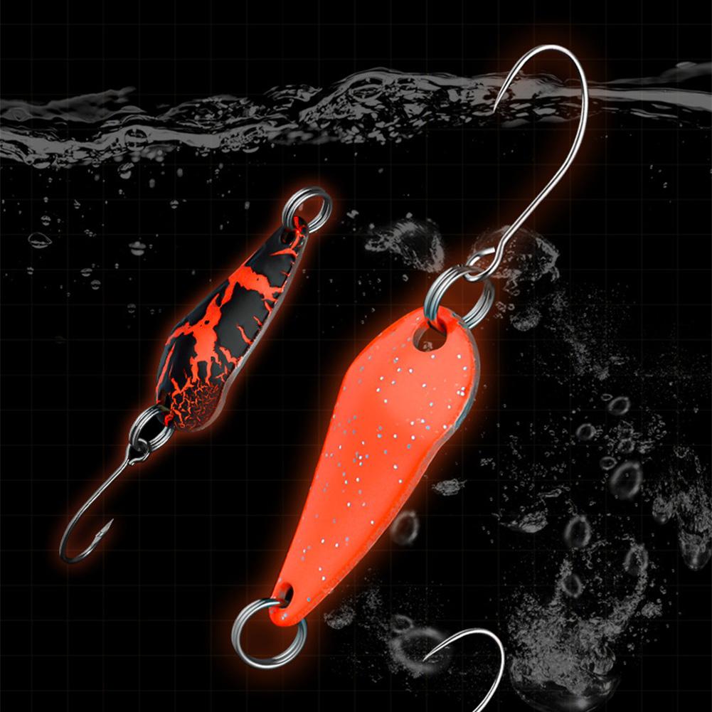 5pcs Spinner Spoon Fishing Lure Trout Bait Artificial Bait Hard Bait Wobbler for Trout Bass Perch