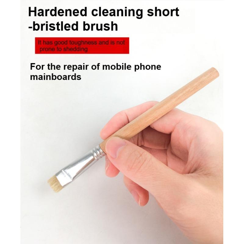 SUNSHINE SS-022B SS-022A Perie Sigură Antistatică Perie Curățare Placă de Bază PCB pentru Kit Instrumente Reparație Telefon Mobil Set Dublu Cap