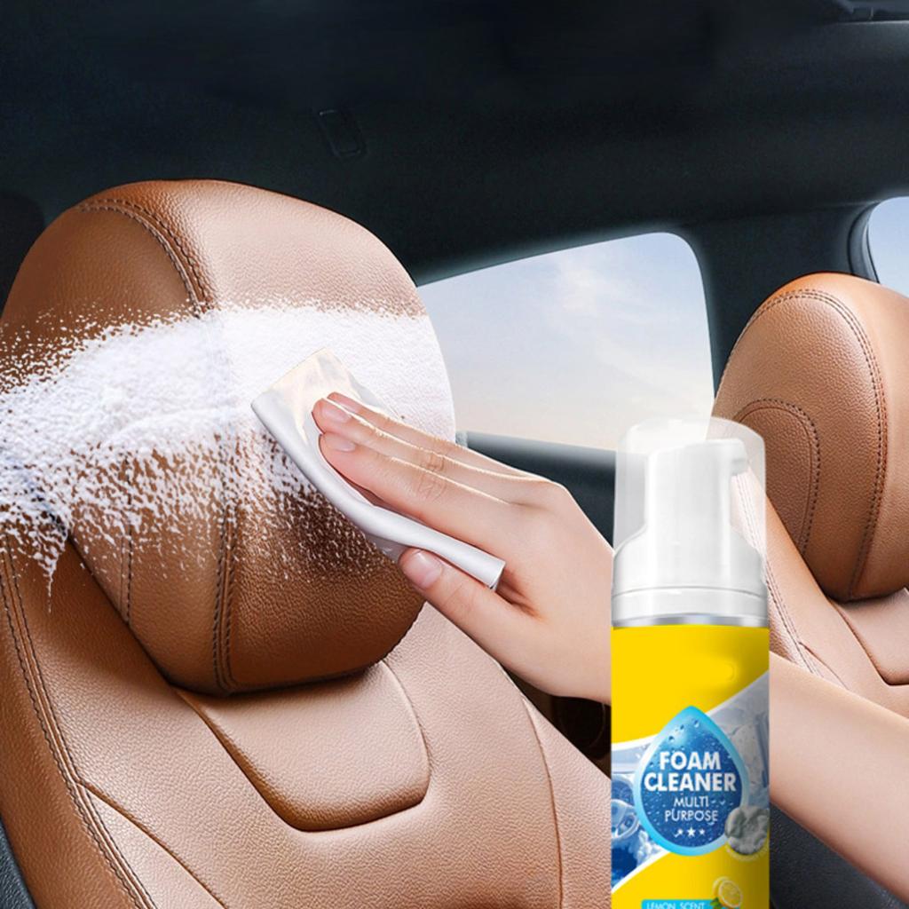 Neutrální pěnový čistič pro interiéry automobilů, stropnici, kožená sedadla, boty a pohovky, Odstraňovač skvrn a čistič 150 ml
