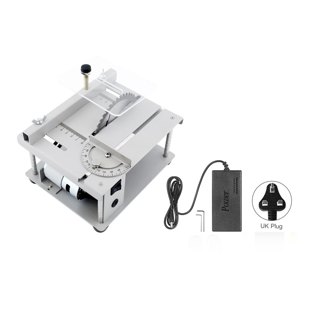 150W Multi-Functional Table Saw Mini Desktop Saw Cutter Electric Cutting Machine with Saw Blade