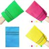 MS Magic Secret Korean Italy Exfoliating Hammam Bath Wash Cloth Scrub Towel (Multi Color) 4 Pieces