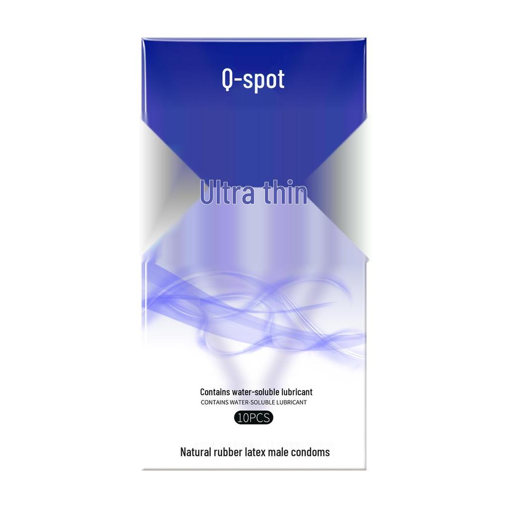 Q-point Ultra-Thin Hyaluronic Acid Condoms: Long-Lasting and Safe for Enhanced Pleasure.