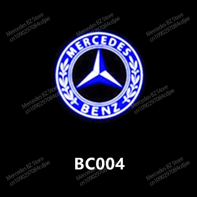 2Pc LED Car Door Welcome Light Logo Laser Projector Lamp For Mercedes Benz E C Class W205 W212 ML AMG W177 W247 W176 GLA GLC GLE