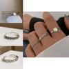 Silver Stunning S925 Cat Ring For Women Featuring A Modern Geometric Shape And Size Adjustable