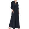 MEME XTRA Shirt Beautiful Maxi Long Solid Plus Loose Perfect for and Fall Women's Dress, Dress, Sleeves, Color, Sizes, Fit, Flattering, Slimming,