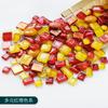 100g Diy Mix Color Glitter Glass Mosaic Stones Mosaic Tiles Glass Pebbles Crafts Material Puzzle For Diy Mosaic Making  Arte