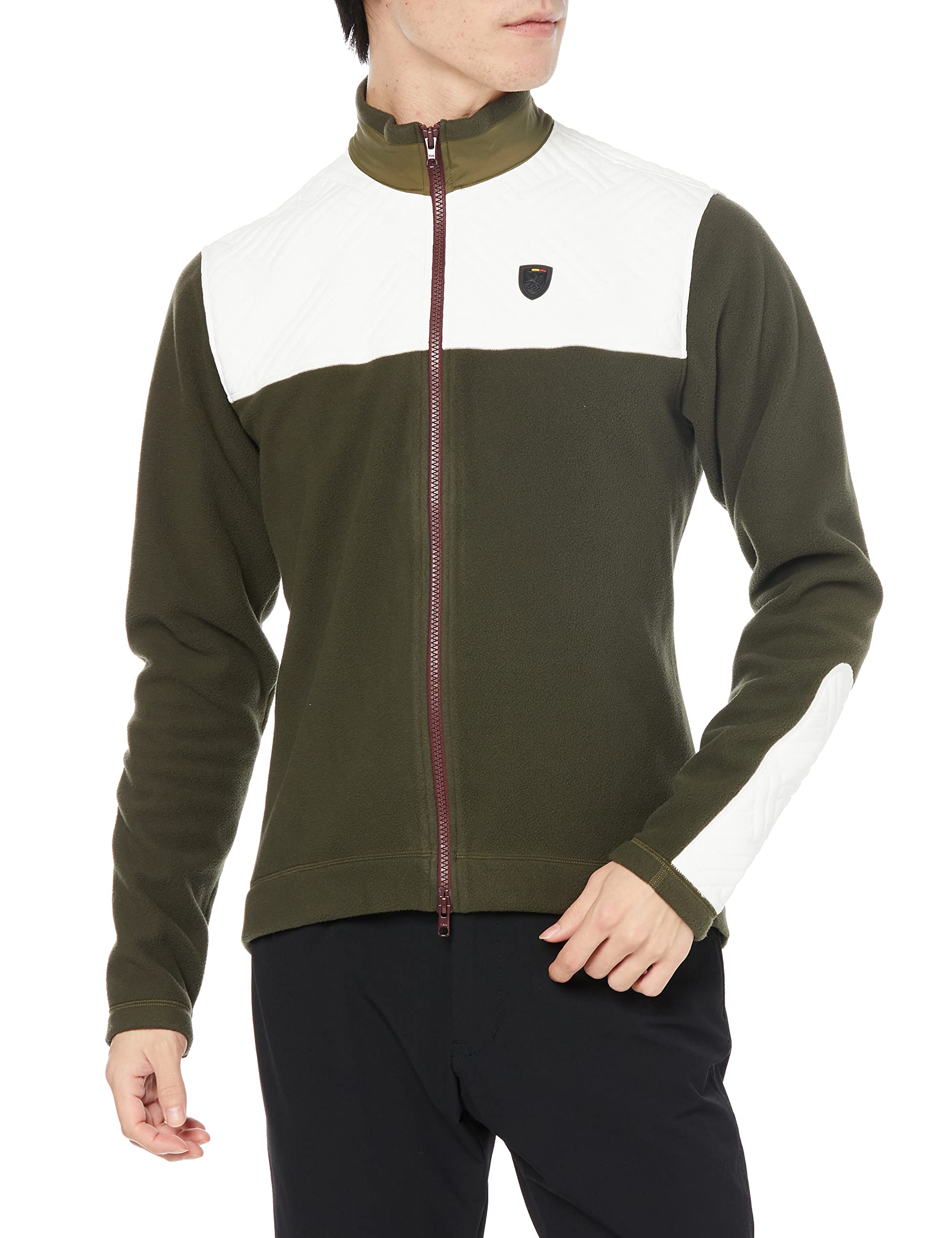 

Kapelmuur Cycling Made in Ethical Fleece Olive x Size S Jacket, Autumn/Winter, [5°C-15°C], Japan, Jacket, White,