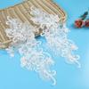 Car Bone Pair Flower Princess Dress Patch Pair Flower Bridal Headdress Veil Jewelry Headband Material Pair Flower Lace