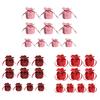 1 Set Candy Box Exquisite Pattern Vibrant Color Hexagonal 3D Visual Effect Reusable Wedding Favor Gift Packaging Candy Box Sweets Container