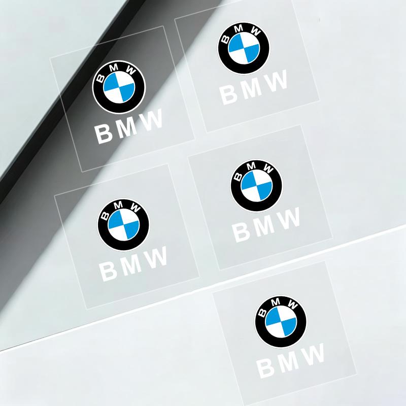 For BMW M X1 X3 Car Interior Sticker Creative Emblem Badge Sticker Waterproof For BMW Performance F30 F20 F40 E92 E91 G20 G30 G05 G06 G07 G11 SE9