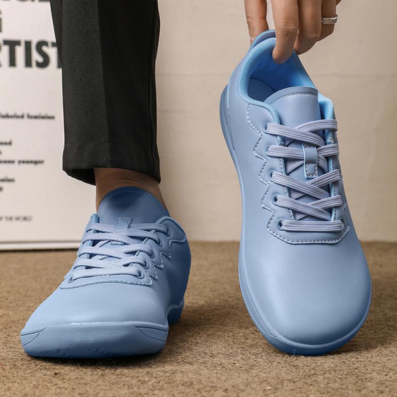 Unisex Barefoot Minimalist Shoes Women Men Wide Toe Zero Drop Sneakers Matte Artificial Leather Fashion Slip On Shoes Fitness