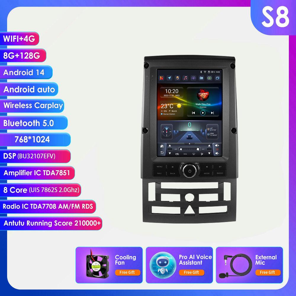 

Hizpo 9.7 AI Беспроводной CarPlay Android Auto Автомагнитола для Peugeot 407 SW CC 2004-2011 Стерео Мультимедиа GPS Головное устройство Экран WIFI Интеллектуальный экран S8 8Core 8G 128G AI