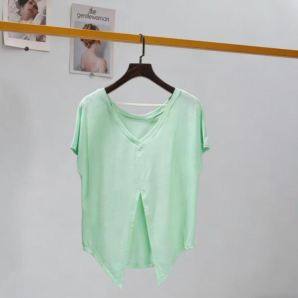 Women's Quick-Dry Yoga Top for Fitness and Running - Loose Short Sleeve Dancewear T-shirt for Outdoor Activities