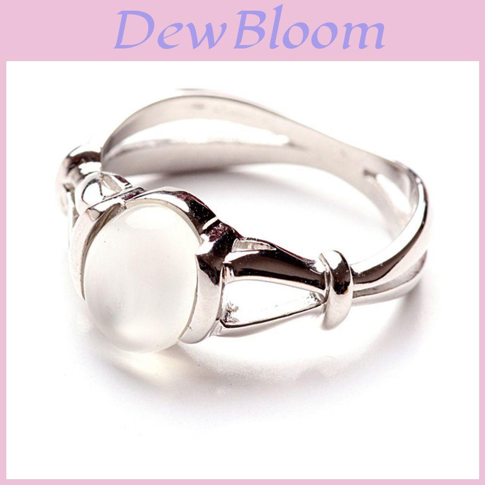 Glamour Steel Gift Engagement Ring With Bright Stone Silver Plated Fashion Jewelry