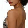 Sequins Body Chain Bras for Women Glitter Halter Crop Tops Beach Bikini Chest Chain for Carnivals Festival Raves Party