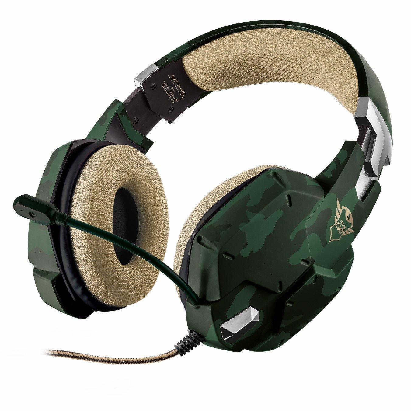 

Trust Gaming GXT 322C Gaming Headset green camouflage gaming headset 20865 - зелений