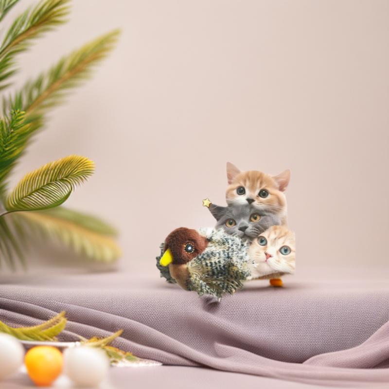 

Kitten Teasing Sound Toy: Anti-Scratch Sparrow for Boredom Relief