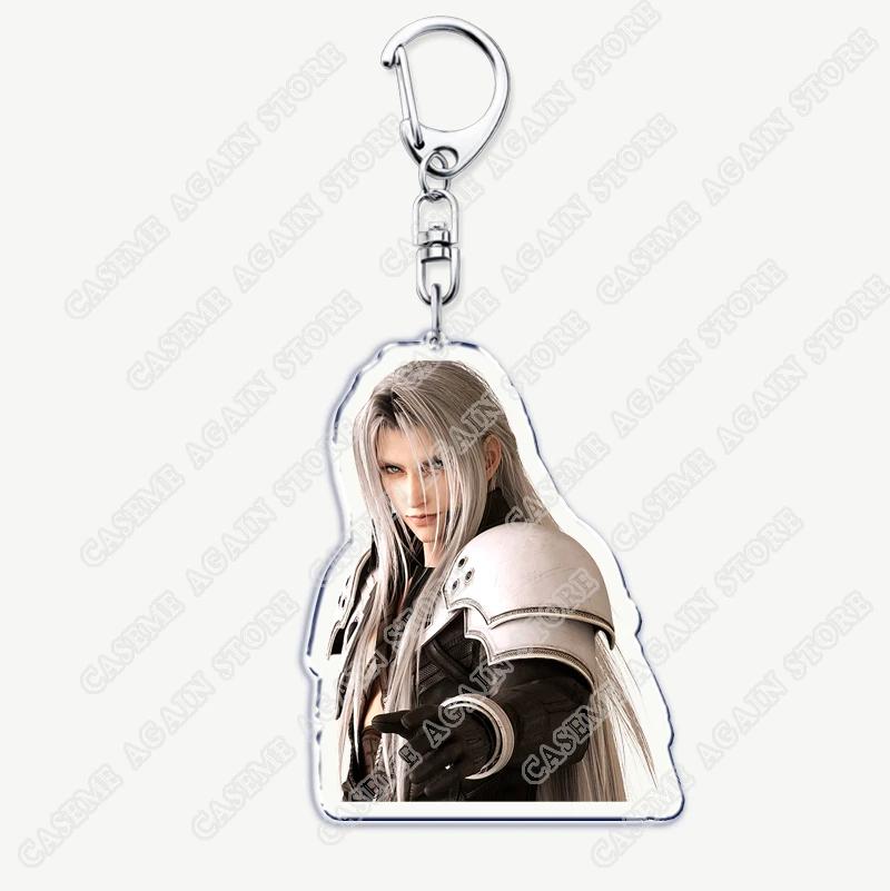 Portachiavi Gioco d'Azione per Accessori Portachiavi Gioielli Portachiavi Cloud Strife Ffvii Tifa Sephiroth Vincent Valentine Regali per Fan