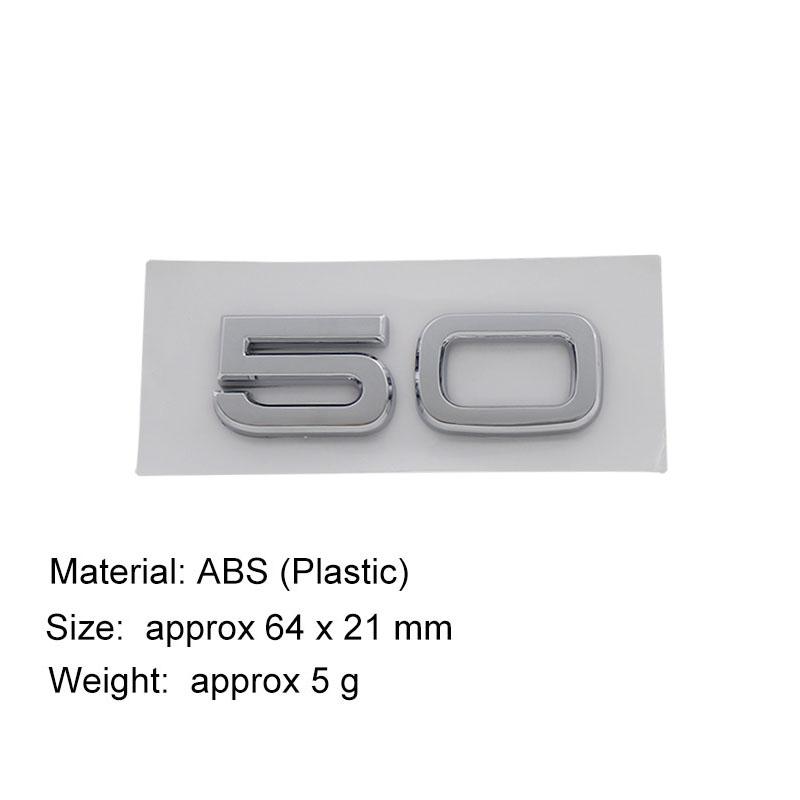 Adesivo Logo 3D 30 35 40 45 50 55 TFSI Emblema Paraurti Posteriore Auto Bagagliaio Posteriore Accessori