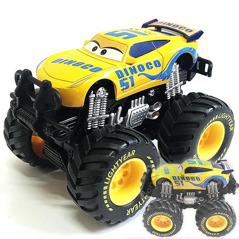 Pixar Cars 2 3 Lightning McQueen Black Storm Jackson Cruz Mater Big Wheel Offroad Metal Alloy Cars Kids Toys