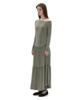 Partimento Woman Pwc Asymmetrical Jersey Shirred Tiered Dress_Light Khaki