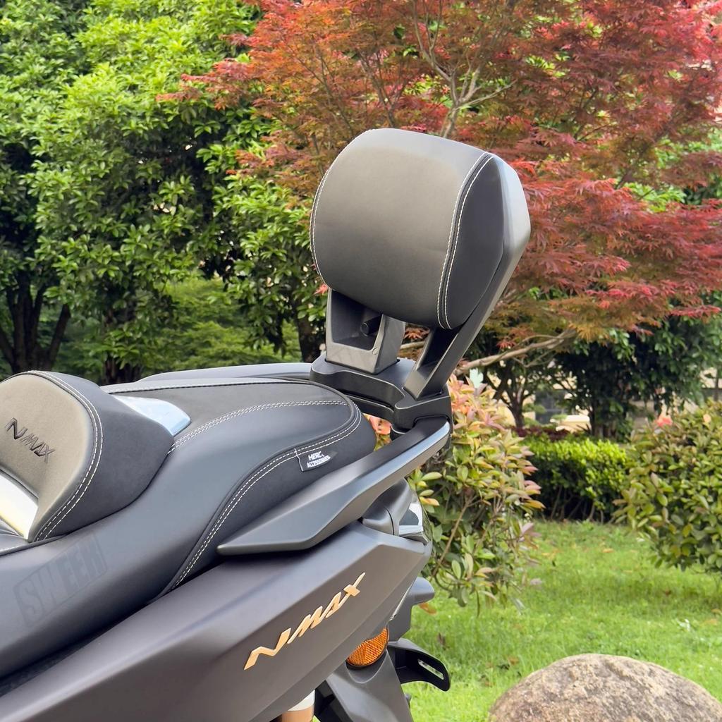 Passt für 25 Yamaha NMAX155 Modelle: Verbesserte Aluminiumlegierung Bequeme Rückenlehne