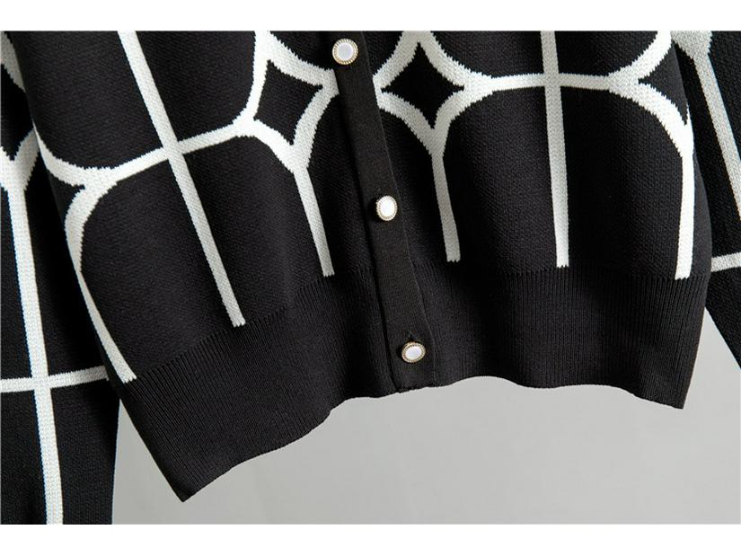 European & American Fashion Knit Wide-Leg Pants & Sweater Set - Women's Autumn Two-Piece