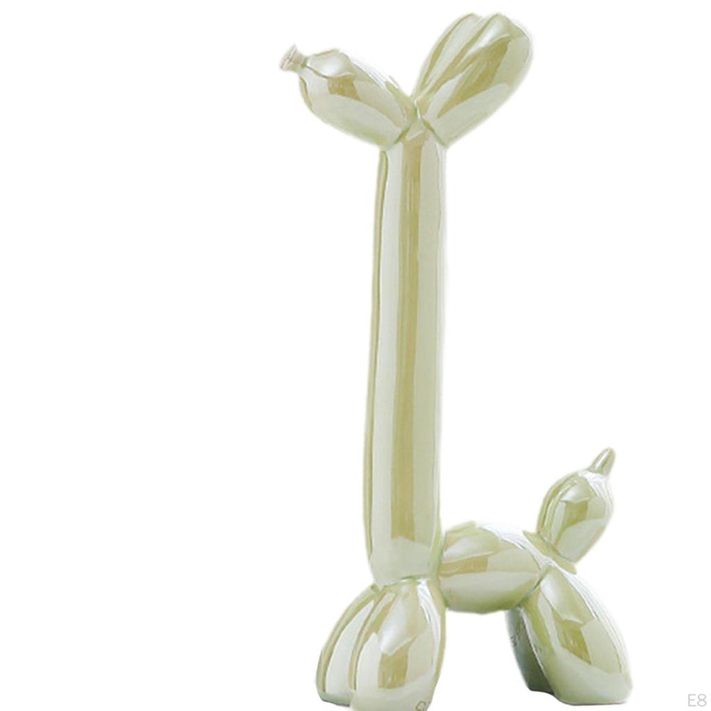 Balloon Dog Sculpture Desktop Collectible Figurine for Bedroom Indoor Office