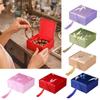 Chinese Style Vintage Tassel Jewelry Box Bamboo Leaves Damask Jewelry Storage Box High-quality Jewelry Packaging Box