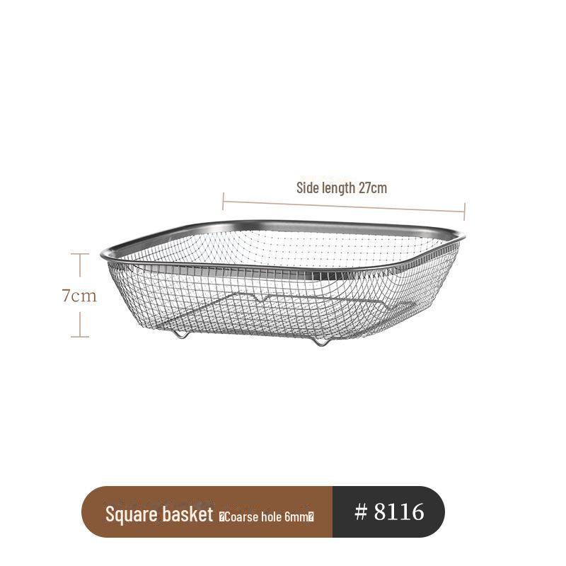 Stainless Steel Kitchen Sink Rack and Fruit Basket