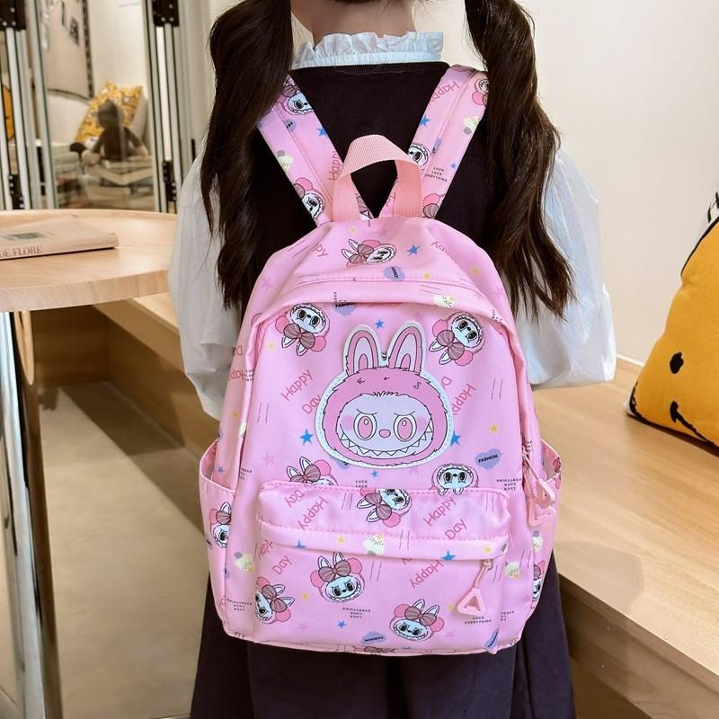 Adorable Cartoon Labubu Kids Backpack For Preschool Boys And Girls Lightweight Design
