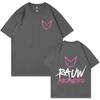 Rauw Alejandro T-shirt 100% Cotton Cartoon Kawaii Print Oversized O-Neck Short Sleeve Men Women Unisex Casual Streetwear Tee Top