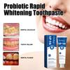 Whitening Toothpaste with Probiotics Deep Clean Breath Freshener Enamel Protection for Morning Oral Routine