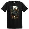 Grim Reaper Playing Violin T Shirt Dark Fantasy Skulls Moonlight Tee