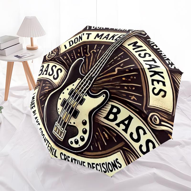 1PC Rock n' Roll Umbrella Portable Folding Umbrella Iron Frame Hole Bone Structure Outdoor Home Umbrella A16