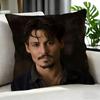 Film Johnny Depp Kissenbezug Kissenbezug Set 4 Stück 50x50 45x45 40x40 Kissenhülle Dekorativ Sofa Heimdekoration
