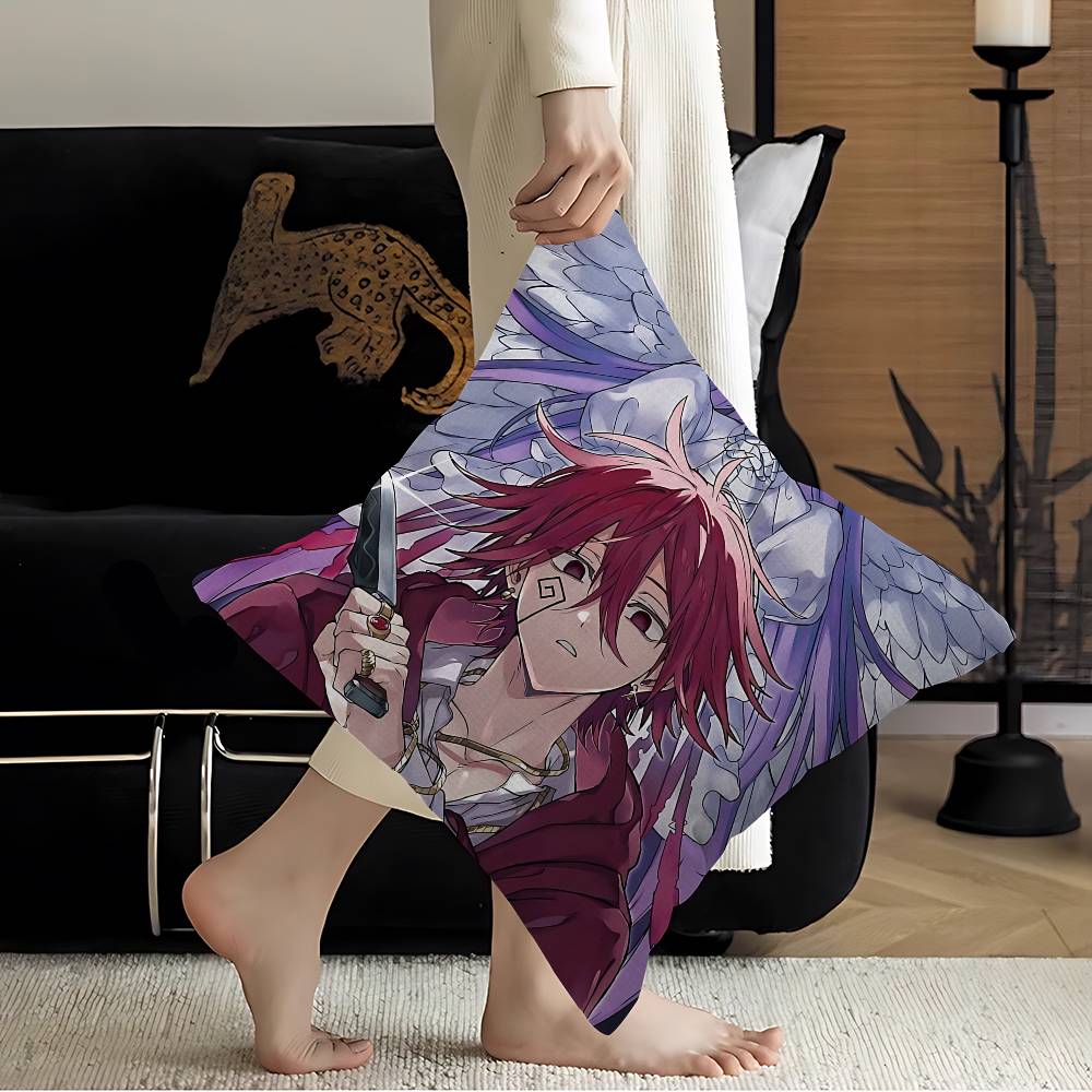 Japanese Anime MASHLE MAGIC AND MUSCLES Cushion Cover Polyester Sofa Cushions Decorative Throw Pillows Home Decoration