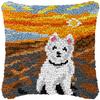 Animal Cat Dog Latch Hook Cushion Kits Pillow Case Crochet Crafts Yarn For Love &Heart Embroidery Cushion Sofa Bed Cover 