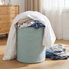 Folding Striped Laundry Basket Large Capacity Sundries Storage Basket Toys Organizers  Bathroom