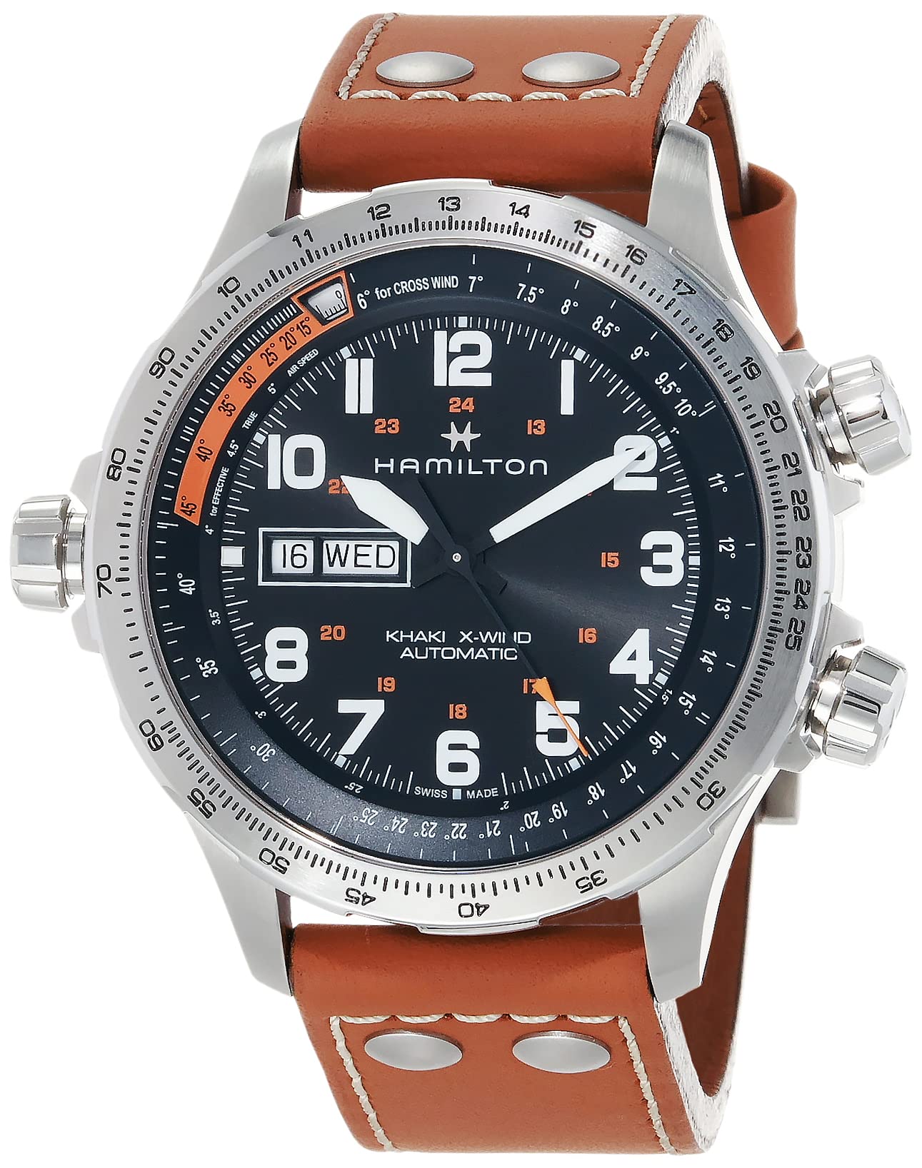 

Годинник HAMILTON кольору хакі Day Date з механічним автоматичним заводом H77755533 Імпортований [Hamilton] X-Wind для чоловіків [звичайний продукт]