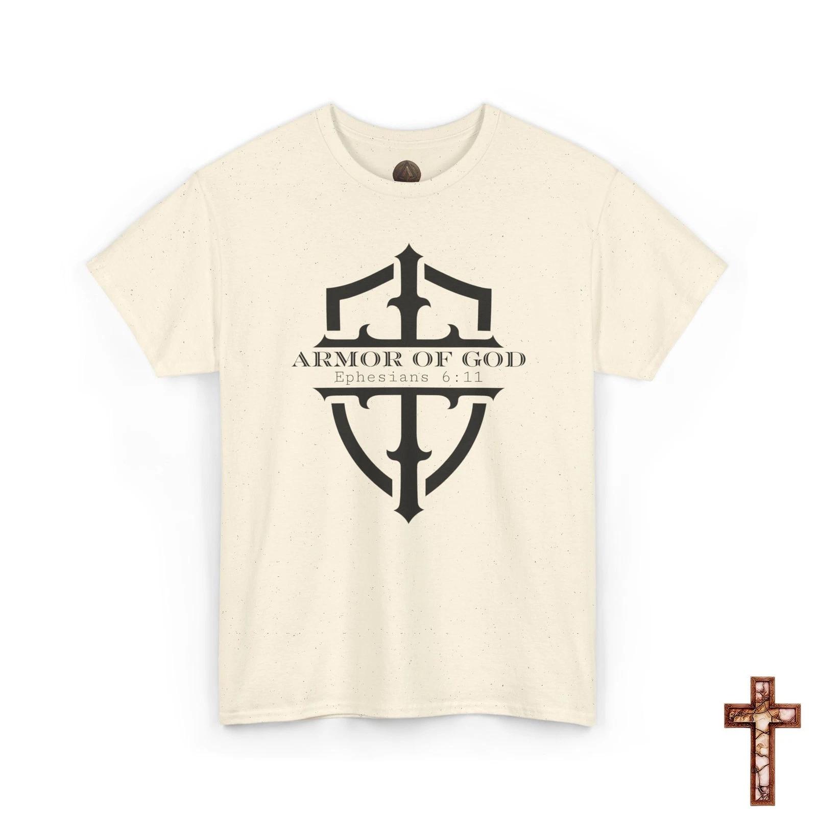 

Armor Of God T shirt, Catholic Christian Bible Verse Tee, Ephesians 6:11 Shirt L