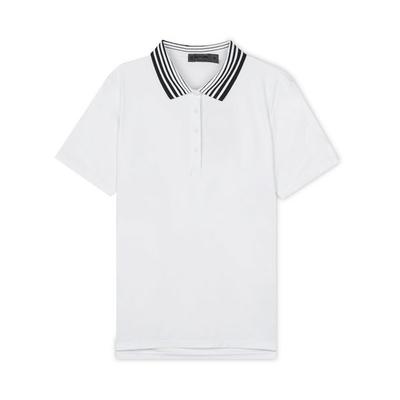 G Fore Feminino S Colarinho Plissado Branco G4lS23k866