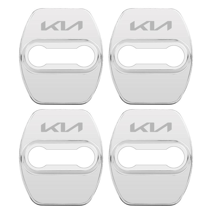 BBEF9 4pcs Car Styling Auto Protect Door Lock Cover Stickers Accessories Case For Kia Rio Sportage Cerato Soul Sorento Picanto