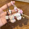 1 Piece of Rabbit and Bear Plush Pendant, Versatile Bag and Camera Accessory, Simple Phone Chain, Ccd Pendant